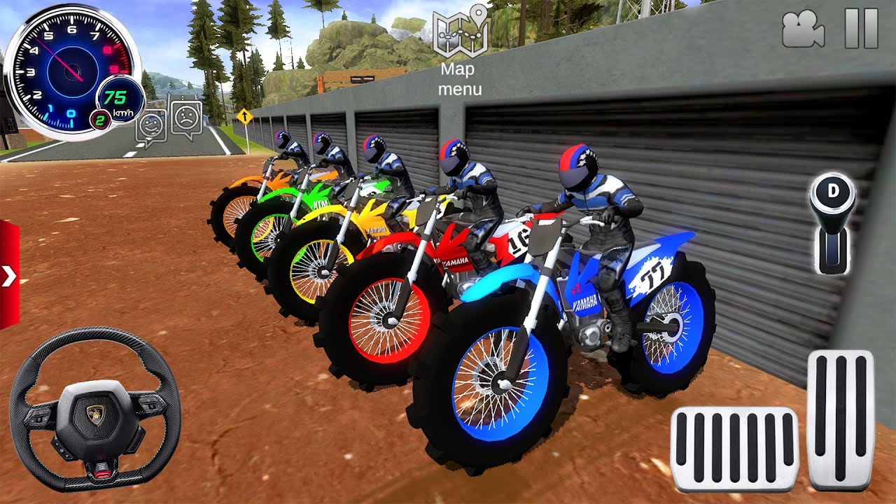 Juego de Motos - Motor Dirt Bike Racing 3D - Motocross Stunt Racer Bike Simulator - Android Gameplay