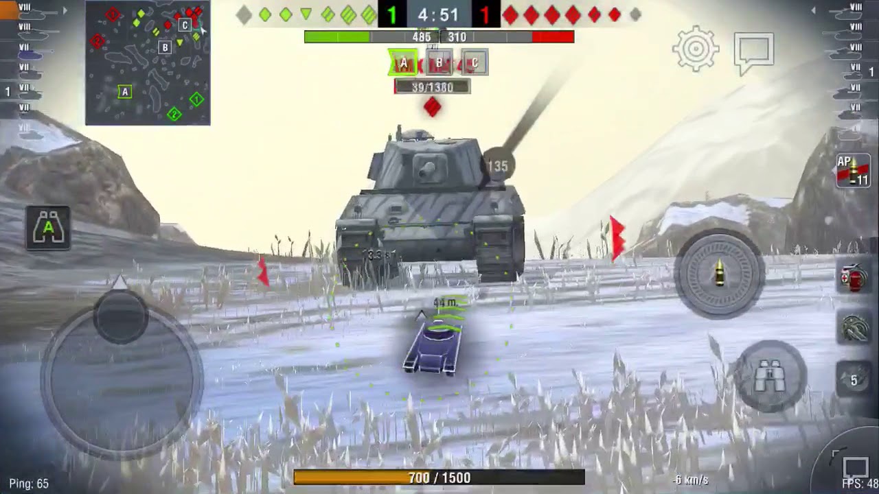 WoT Blitz IS 3 ile 13+ mermi sektirme