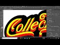 Design lettering logo in adobe illustrator