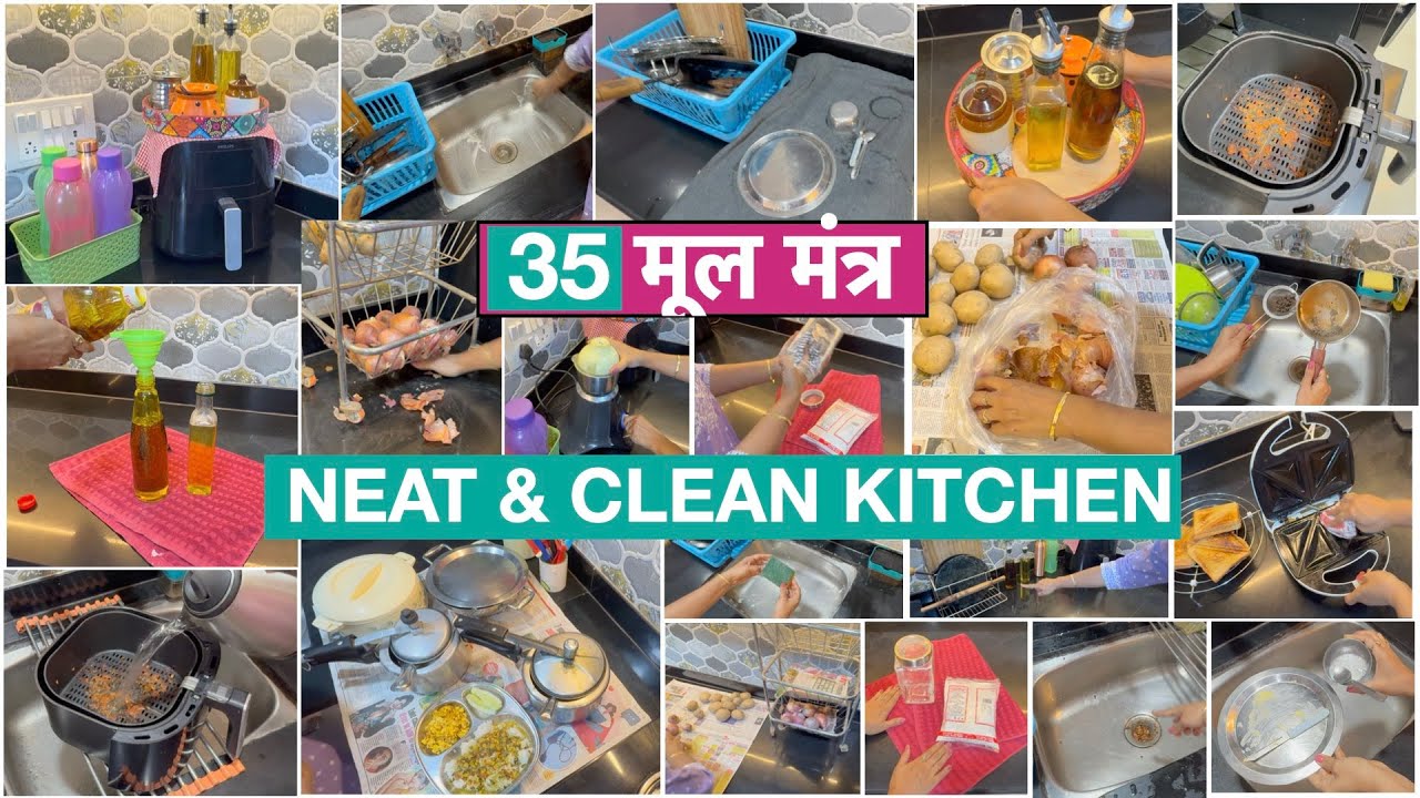 35 BRILLIANT TIPS For 24*7 NEAT & CLEAN KITCHEN