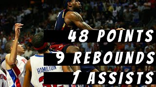 LeBron James' Greatest Playoff Game Performance Ever - On This Day in 2007