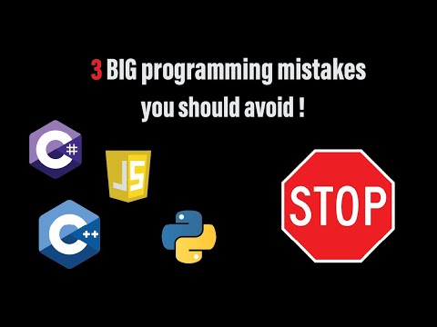 These 3 Huge Programming Mistakes Are Holding You Back!