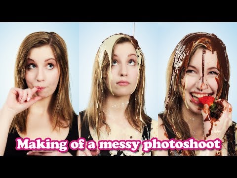 The making of a messy photoset - Freebie for 6000 subscribers!!!