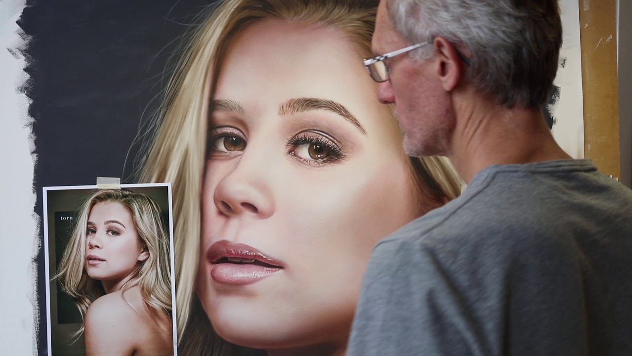 Lisa Ajax as an oilpainting