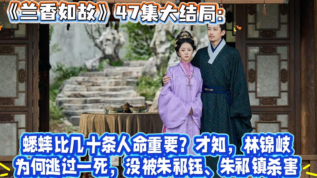 《蘭香如故》47集大結局:蟋蟀比幾十條人命重要?才知,林錦岐為何逃過一死,沒被朱祁鈺、朱祁鎮殺害