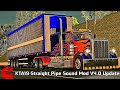 Realistic Cummins KTA19 Straight Pipe Big Turbo Sound Mod V4.0 Update:World Truck Driving Simulator
