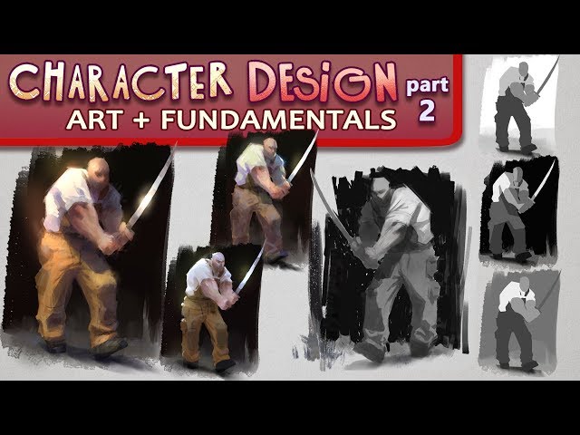 Character Design Mini-Series Pt. 2 - Value, Light, Flesh, Color class=