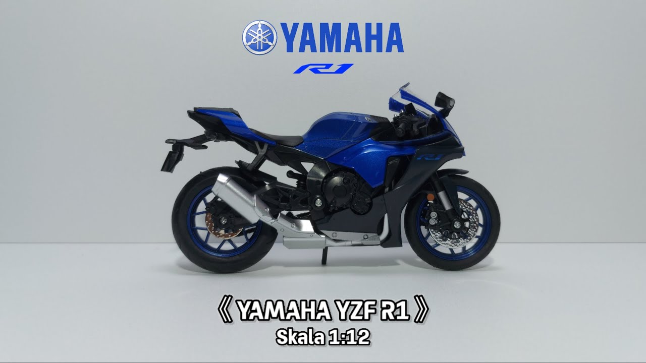Diecast Yamaha YZF R1 Skala 