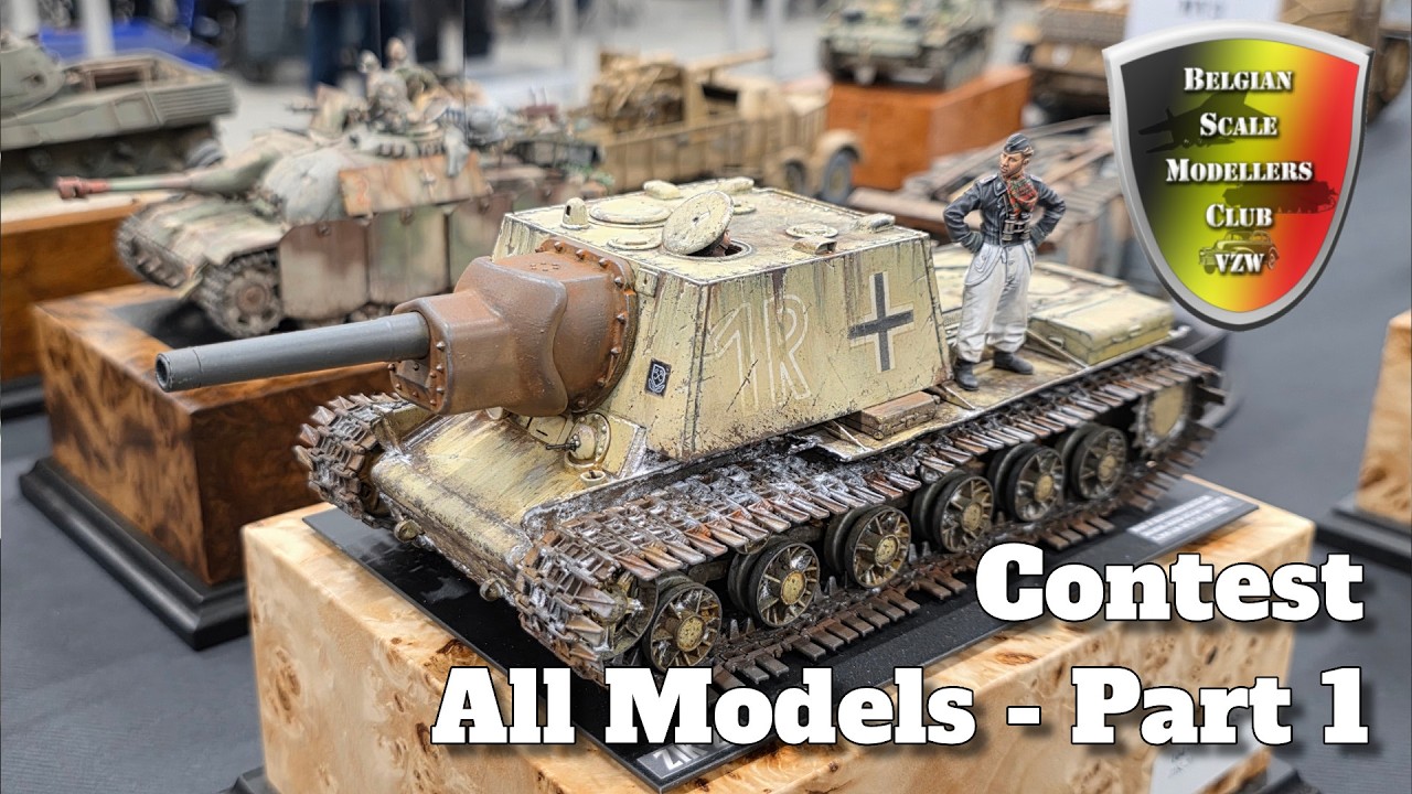 Alle Wettbewerbsmodelle - Teil 1 - 4K - BSMC 2025 - Belgian Scale Modellers Club - Contest