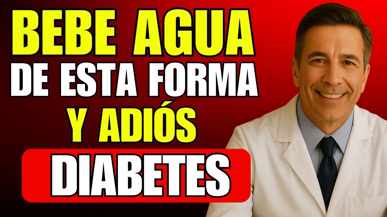 Así Debe Beber AGUA un Adulto Mayor para REGULAR su AZÚCAR y Evitar la Diabetes