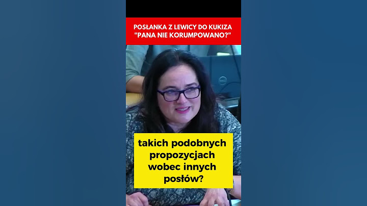 PANA NIE KORUMPOWANO? Kucharska-Dziedzic z LEWICY DO KUKIZA: #sejm #polityka