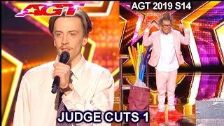 Andy Rowell Karaoke singer & Jecko | America's Got Talent 2019 Judge Cuts