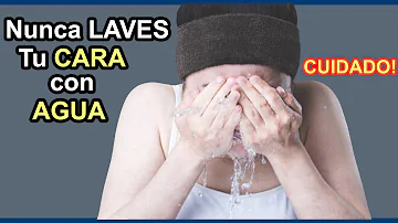 ¿Qué ocurre si te lavas la cara sólo con agua?