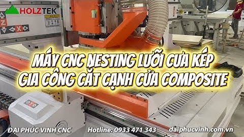 Cắt Tề 4 Cạnh Cửa Nhựa Composite Với Cụm Lưỡi Cưa Khép - Holztek - HT-R1SM