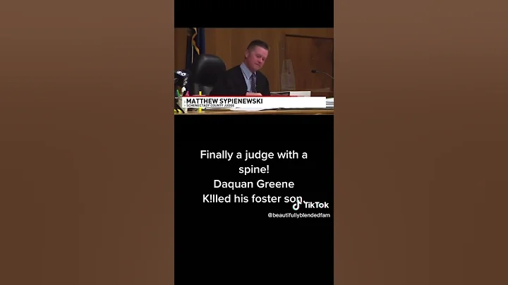 Finally, a judge with a spine! Daquan Greene kille...