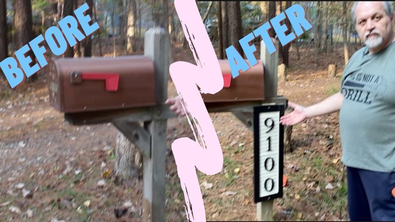 DIY House number sign for $17.00! or less