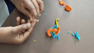 IGONU DECE4project session january 2025 PHASE -3,Activity -38 "Completed Ganesh idol by clay dough".