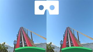 Roller Coaster 37 3D VR video 3D SBS VR box google cardboard