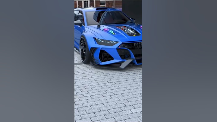 Топовая Ауди rs6 , очень красивый тюнинг