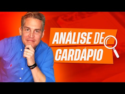 ANÁLISE DE CARDÁPIO | AO VIVO