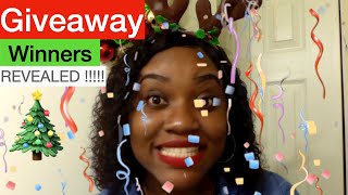 Giveaway Winners Revealed??? Winner of 100USD Christmas Giveaway | Jamaican Living in Cayman