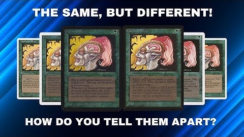 Hoe je het verschil kunt zien tussen Alpha, Beta, Unlimited, Revised, 4e en 5e editie Magic-kaarten