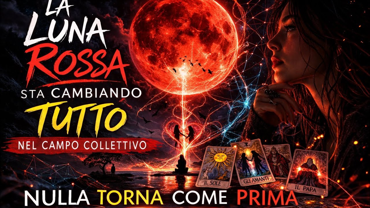 Se ti senti diverso in questi giorni, questa Luna Rossa ti riguarda!!