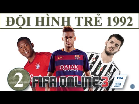 I Love FO3 | Đội Hình Cầu Thủ Trẻ Trong Fifa Online 3 | Sinh Năm 1992 Part 2