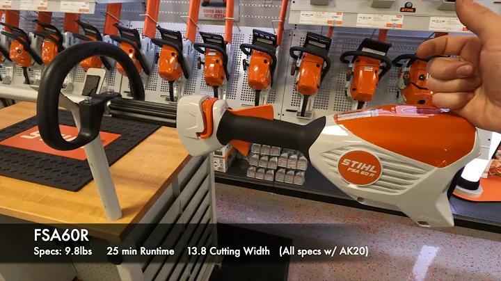 Stihl FSA60R Tutorial