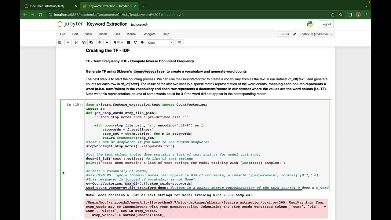 Keyword Extraction Tutorial, Hands-on Notebook and Open Source Python ...