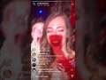 Amber Ardolino - IG Live Moulin Rouge Opening Night bows