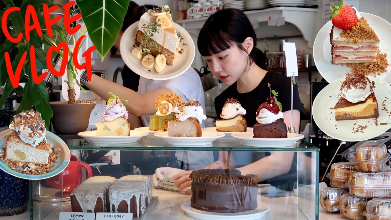 Cafe Vlog | 새로운소식❤ 강남진출 +카페주말러쉬 함께해요 | 디저트카페 | 카페창업 | dessert | 먹방 | 창업 | 카페브이로그 | ASMR | 음료 | 스위트파크