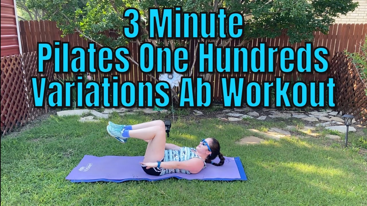3 Minute Pilates One Hundred Variations Ab Workout - YouTube
