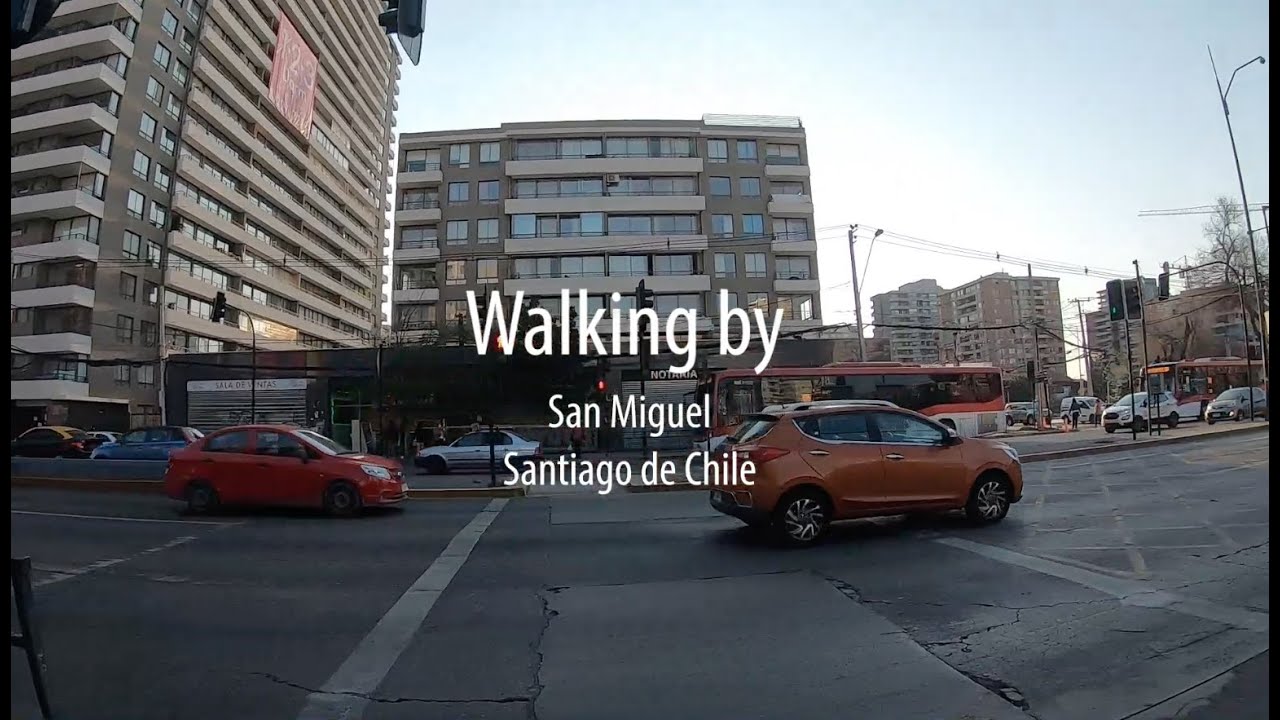 Walking by San Miguel, Santiago de Chile (Full HD)