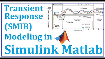 Single Machine Infinite Bus System Simulink Matlab | Transient response | Synchronous Generator