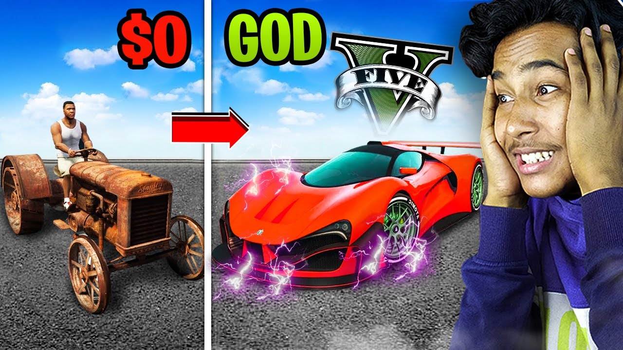 GTA V : Franklin Upgrading Ugly Tractor to GOD SUPERCARS || Narin The Gamer