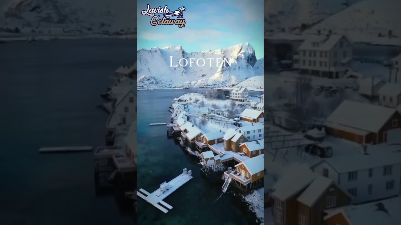 Where snowy mountains meet endless skies 🌌