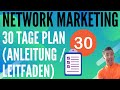 Network marketing 30 tage plan anleitung  leitfaden fr vertriebspartner gewinnung 68