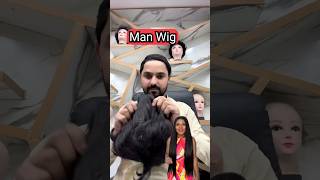 Glueless Man Wig