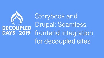Storybook & Drupal: Seamless integration