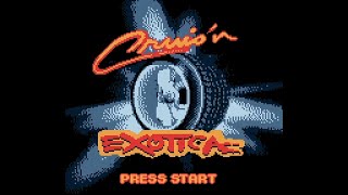 Game Boy Color Longplay [136] Cruisn Exotica (US)