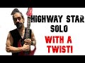 Highway star guitar solo with a twist  chandresh kudwa  deep purple