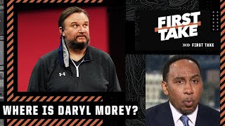 ‘Where the hell is Daryl Morey?‘- Stephen A. reacts to the Ben Simmons drama | First Take