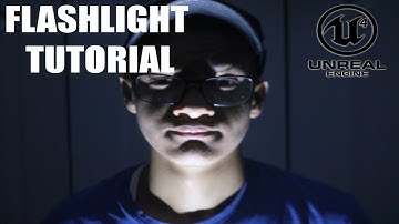 UE4 Basic flashlight tutorial in UNDER 3 MINUTES