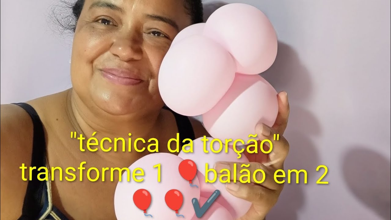 Passo a passo para fazer 1 clusters usando 2 bexigas.Com bexigas de 6,5°.Vc não sabia? Economia 💯🌻