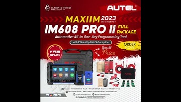 Autel MaxiIM IM608 PRO II Automotive All-In-One Key Programming Tool + Full package + 2 Years Update