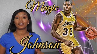 Clueless New Basketball Fan Reacts to Magic Johnson Basketball Skills