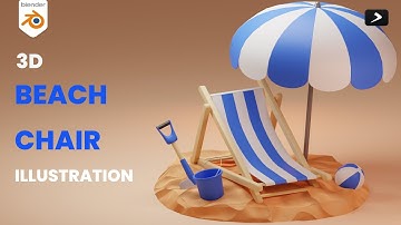 how to make Beach Chair in blender