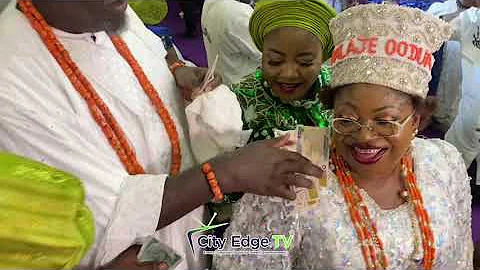 IYALAJE OODUA ON THE DANCE FLOOR AT OLOJO FESTIVAL RECEPTION PARTY
