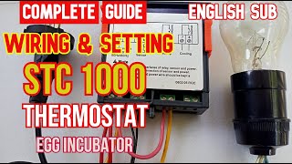 Complete Tutorial How to Setup Wiring System and Program STC 1000 Thermostat for Beginers - English 